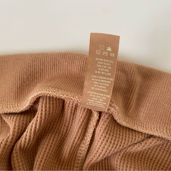 Skims Brushed Waffle Jogger - Ochre - 4x - Picture 7 of 9